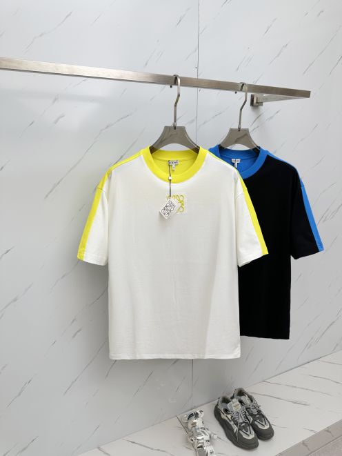 平野紫耀 ロエベtシャツ激安通販 丸首 クルーネック 純綿 トップス 弾性がいい simple  期間限定品 ホワイト