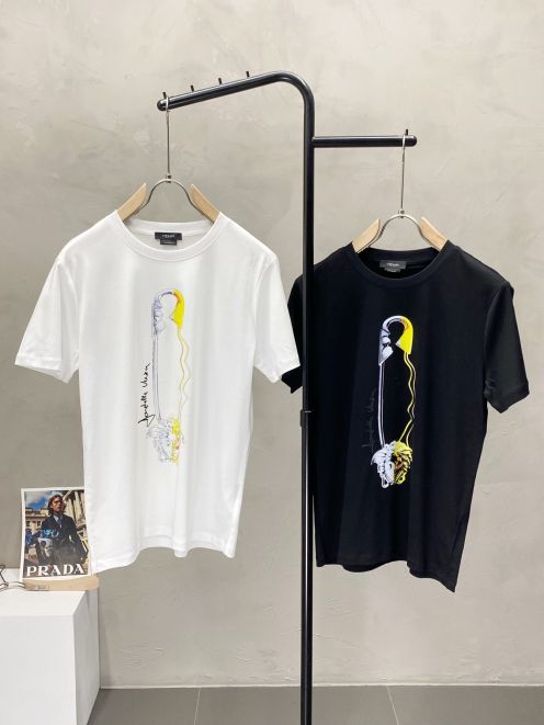 ヴェルサーチ 半袖激安通販 tシャツ 柔らかい プリント トップス 100％綿 ゆったり 多色可選