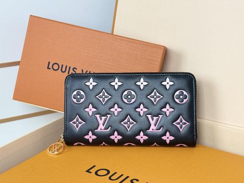 LVルイヴィトン財布 エピ激安通販 ロング レザー 牛革 柔らかい プリント M12152 ピンク