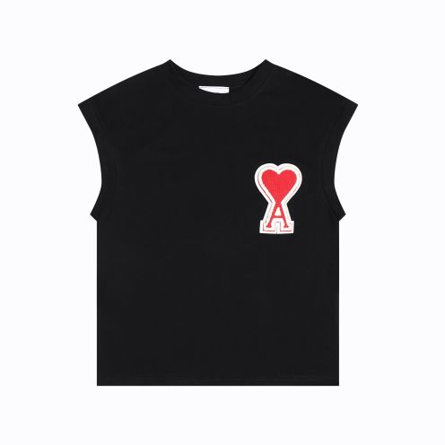 エミットtシャツ偽物 夏服 涼しい トップス 純綿 ゆったり アレクサンドルマテュッシ ブラック