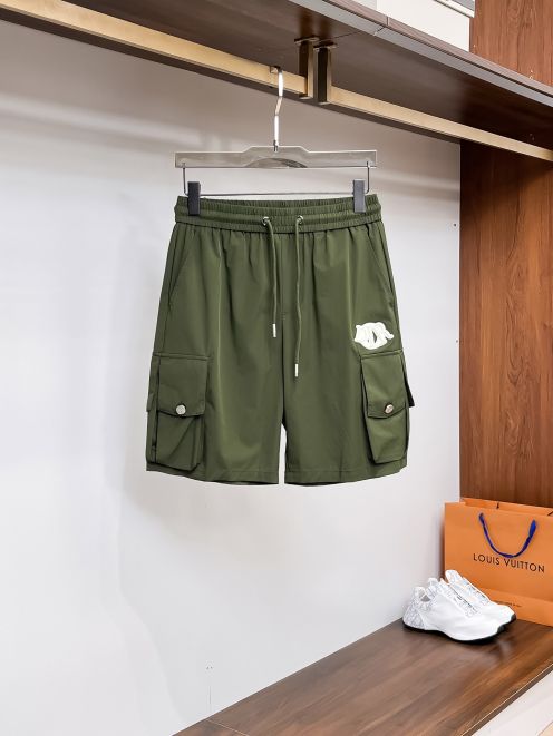 ディオールパンツスーパーコピー ショットパンツ 夏服 ゆったり 五分ズボン カジュアル グリーン
