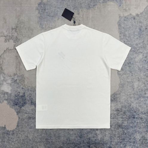 最新到着‼ルイヴィトン ロゴtシャツ偽物 綿 半袖 トップス ゆったり プリント ホワイト
