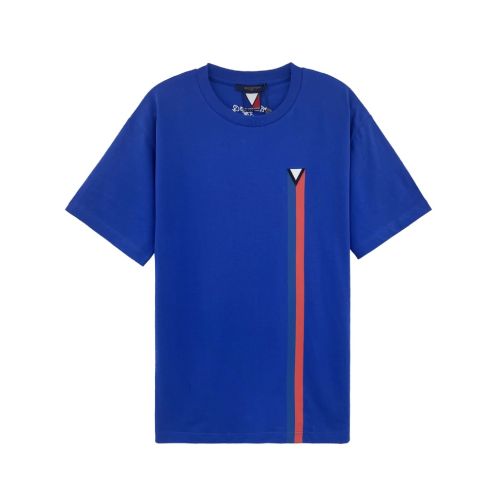 一番安い ルイヴィトンtシャツ楽天コピー シンプル 綿 半袖 トップス ゆったり ブルー
