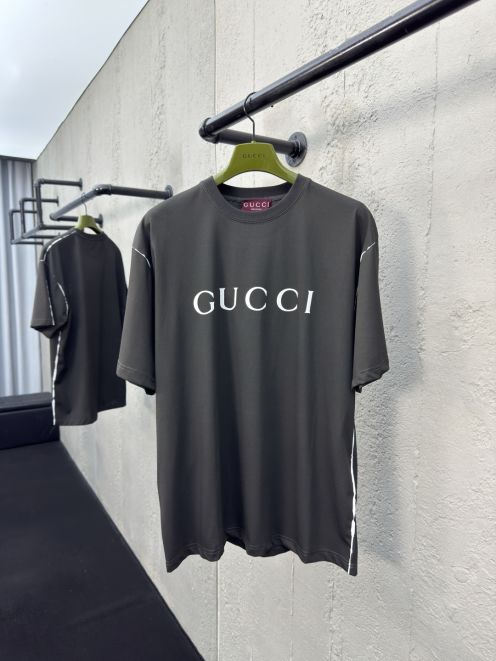 目を引く存在感 gucci t シャツ レディース偽物 トップス 半袖 柔らかい 純綿 ゆったり グレー