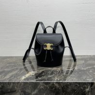 精緻なセリーヌ キャンセル偽物 バックバッグ 柔軟 本革 レザー カジュアル ブラック