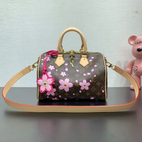 超激得価格 ルイヴィトン バッグ臭い偽物 ハンドバッグ 桜 レザー 本革 M14174 ブラウン
