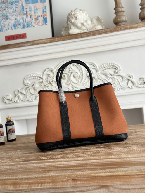 お買い得品 エルメスバッグ 買取スーパーコピー 大容量 レザー 軽量 ママバッグ ハンドバッグ 本革 オレンジ色