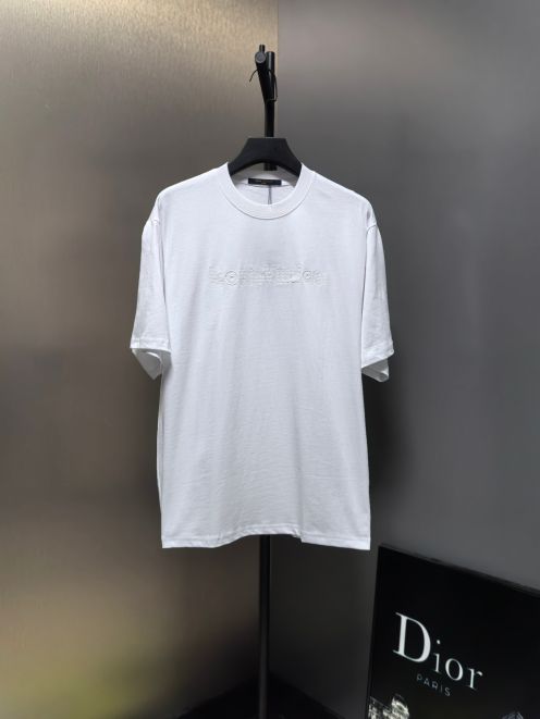 ルイヴィトン tシャツ タグ偽物 シンプル ゆったり 短袖 純綿 トップス ロゴ刺繍 ホワイト