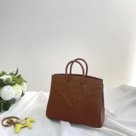 数量限定の爆買 エルメスバッグ ピコタン偽物 ハンドバッグ 本革 レザー 優雅 ブラウン