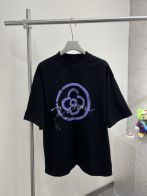 6750 ルイヴィトン tシャツ モノグラムスーパーコピー 柔らかい シンプル 純綿 トップス 半袖 男女兼用 ブラック