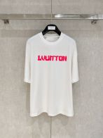2025年のお買い得品 ルイヴィトンtシャツコーデ偽物 ゆったり 短袖 純綿 トップス ホワイト