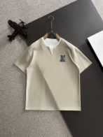 人気新作 ルイヴィトン ロングtシャツコピー 男女兼用 ゆったり 短袖 純綿 トップス 柔軟 グレー