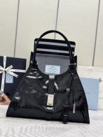 お買い得品 プラダ スタッズバッグコピー ハンドバッグ 牛革 レザー 1BG570 ブラック