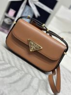 29000 プラダバッグ 高価買取スーパーコピー 調整可 斜め掛けバッグ 牛革 レザー 上質 1BD339 ブラウン