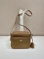 人気流行品 プラダ バッグ 生地コピー レザー ハンドバッグ 牛革 1BH218 ブラウン