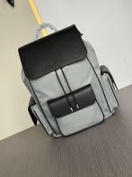 プラダ バッグ 正規品偽物 大容量 バックバッグ 牛革 レザー 8457-6 グレー