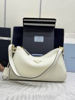 高級感溢れる プラダバッグ 公式偽物 軽量  ハンドバッグ 牛革 1BC229 ホワイト