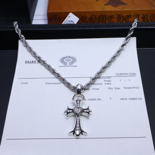 超激得の新品 クロムハーツネックレス 新作スーパーコピー 上質 カップル 男女兼用 シルバー