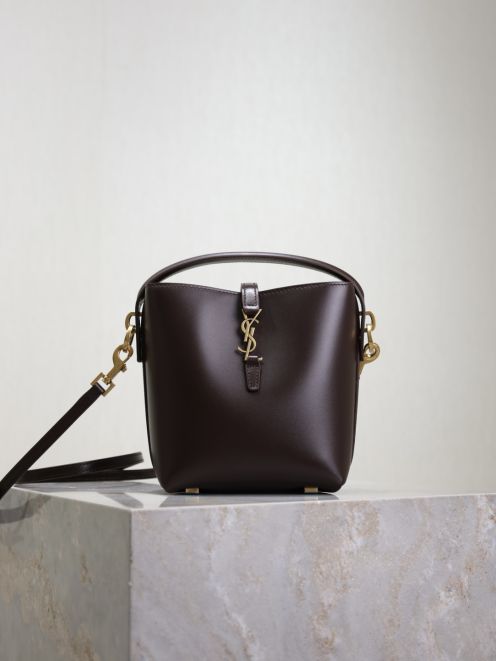 ysl トート バッグスーパーコピー 本革 斜め掛けバッグ レザー ミニ 765870 ブラウン