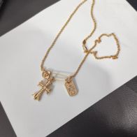 一番安い クロムハーツネックレス コピー偽物 十字架 シンプル 高品質 ゴールド