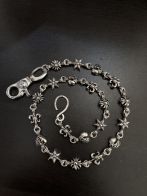 数量限定の爆買 クロムハーツネックレス 金コピー ファッション感  バックブレスレット カップル シルバー