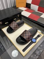 爆買いできる品質保証 ルイヴィトン ヒールサンダル偽物 スリッパ 柔軟 夏のシューズ  ブラウン
