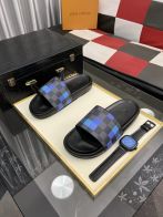 お値打ち価格 ヴィトン サンダル モノグラム偽物 人気 ゆったり スリッパ ハンサム ブルー