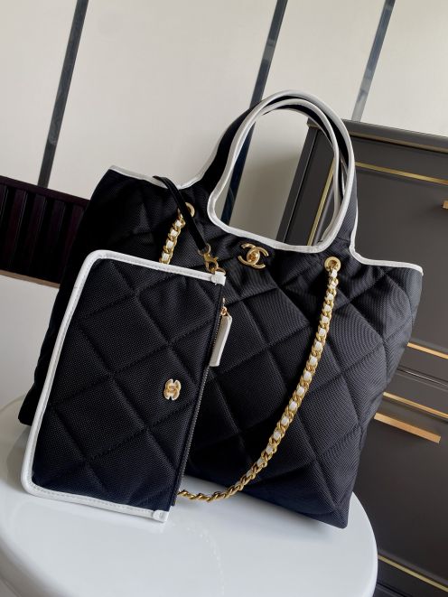 個性的な雰囲気 シャネルバッグ 店舗偽物 ハンドバッグ 本革 レザー 優雅レディ As8023 ブラック