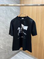 t シャツ burberryコピー シンプル 純綿Tシャツ 男女兼用 トップス 短袖 ブラック