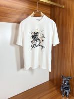 バーバリー t シャツ チェック偽物 純綿Tシャツ 柔らかい 男女兼用 トップス 短袖 ホワイト