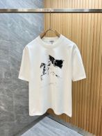 t シャツ バーバリー メンズ偽物 抗菌防臭 シンプル 純綿Tシャツ 男女兼用 トップス 短袖 ホワイト