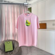 バーバリー t シャツ ワン ポイント偽物 純綿 柔軟 プリント トップス 短袖 ピンク