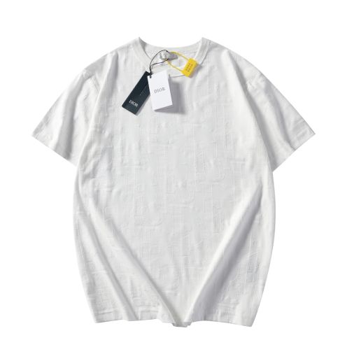 お得品‼ディオールtシャツスーパーコピートップス 純綿 男女兼用 ホワイト
