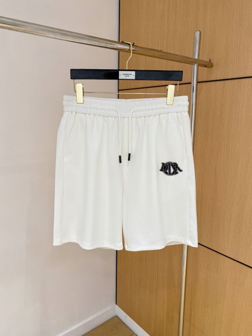 ディオールハーフパンツコピー ゆったり 純綿 カジュアル ショットパンツ ズボン ホワイト
