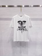 シャネル ティー シャツ レディースコピー ゆったり tシャツ トップス 純綿 ロゴプリント ホワイト