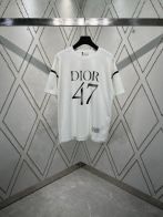 定番人気 レディース ディオールtシャツ激安通販 トップス プリント 純綿 男女兼用 ホワイト