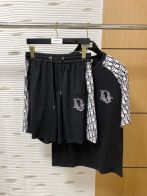 ディオールトップス偽物 スポーツセット ショットパンツ 純綿 通気性いい ブラック