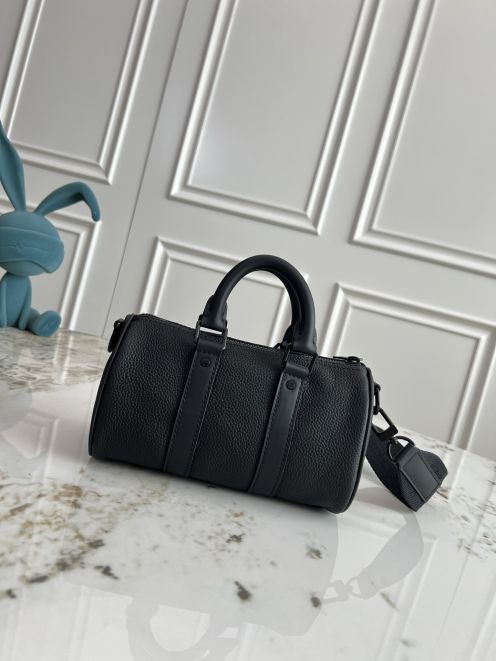 LV ヴィトン バッグ 綺麗にする偽物 本革 旅行 ハンドバッグ 柔らかい ブラック
