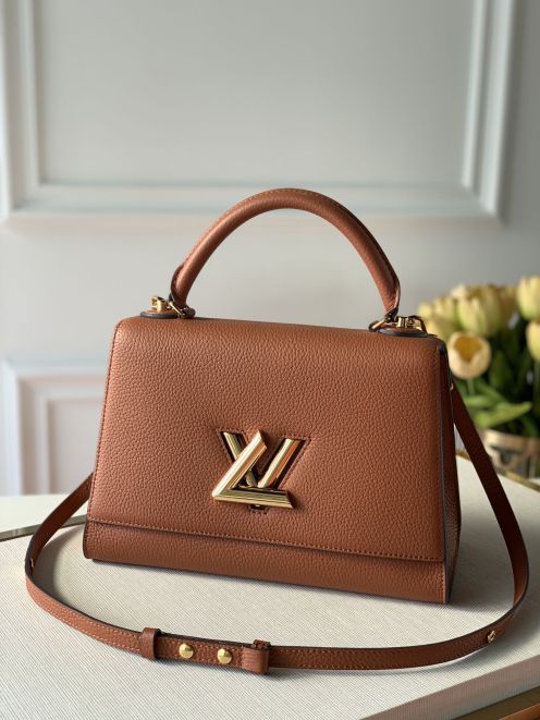 LV ヴィトン バッグ 結婚式スーパーコピー M57897 優雅レディ 柔軟 ハンドバッグ 斜め掛け ブラウン