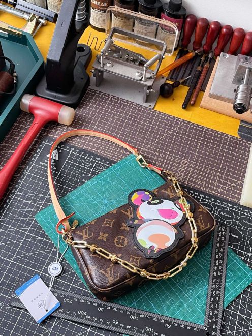 LV お手頃価格でヴィトンバックインバック偽物 ハンドバッグ 本革 レザー M13440 ブラウン