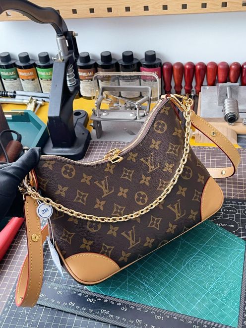 LV ヴィトン バッグ 色移り激安通販 ハンドバッグ 本革 レザー 柔らかい M45832 ブラウン