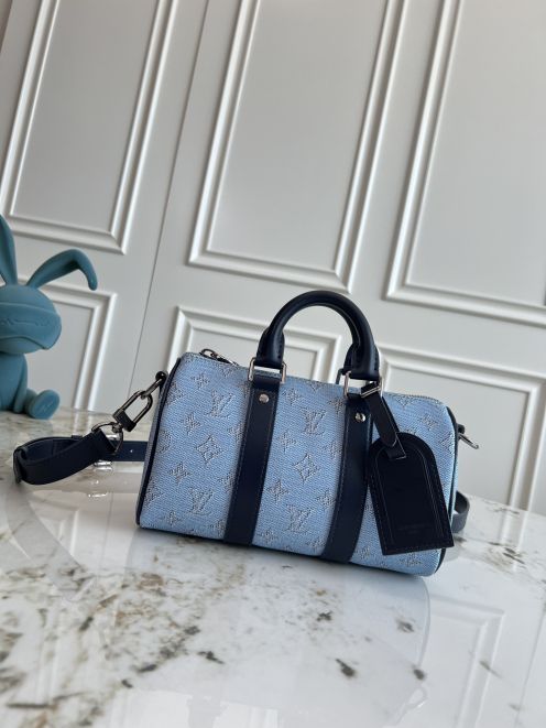 LV ヴィトン バッグ おすすめ偽物 ハンドバッグ 本革 レザー 斜め掛け  M14681 ブルー