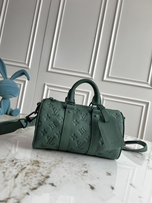 LV ヴィトン バッグ 軽いスーパーコピー 本革 旅行 ハンドバッグ 柔らかい M24432 グリーン