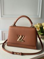 LV ヴィトン バッグ 結婚式スーパーコピー M57897 優雅レディ 柔軟 ハンドバッグ 斜め掛け ブラウン