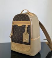 LV ヴィトン バッグ クロスボディＮ級品 レザー 優雅レディ バックバッグ 柔軟 ブラウン