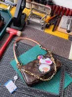 LV お手頃価格でヴィトンバックインバック偽物 ハンドバッグ 本革 レザー M13440 ブラウン
