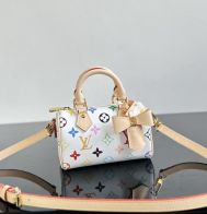 LV ルイヴィトンバッグ クリーニングコピー 本革 ミニ ハンドバッグ 優雅 柔らかい ホワイト