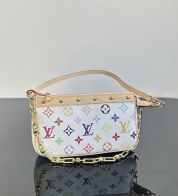 LV 人気流行品ルイヴィトン 黒カバンコピー レザー 優雅レディ ハンドバッグ 柔軟 ホワイト