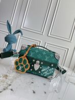 LV ルイヴィトンバッグ 肩掛け偽物 ハンドバッグ 本革  斜め掛け 柔らかい M12686 グリーン