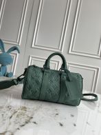 LV ヴィトン バッグ 軽いスーパーコピー 本革 旅行 ハンドバッグ 柔らかい M24432 グリーン